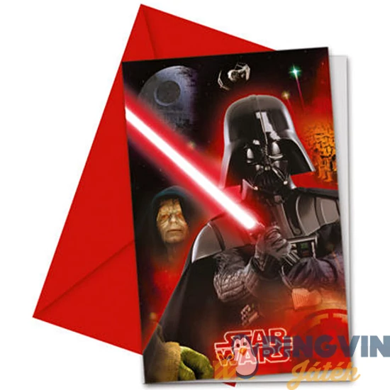 Procos - Star Wars meghívó borítékkal 6db-os (84397)