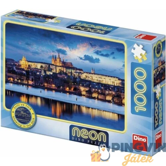 Dino - Puzzle 1000 db neon - Prága vára 541276
