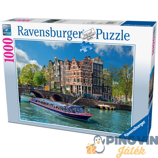 Ravensburger: Amszterdami Canal túra 1000 db-os puzzle