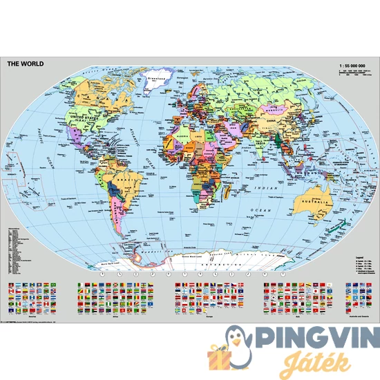 Ravensburger -  Világtérkép puzzle 1000 db-os