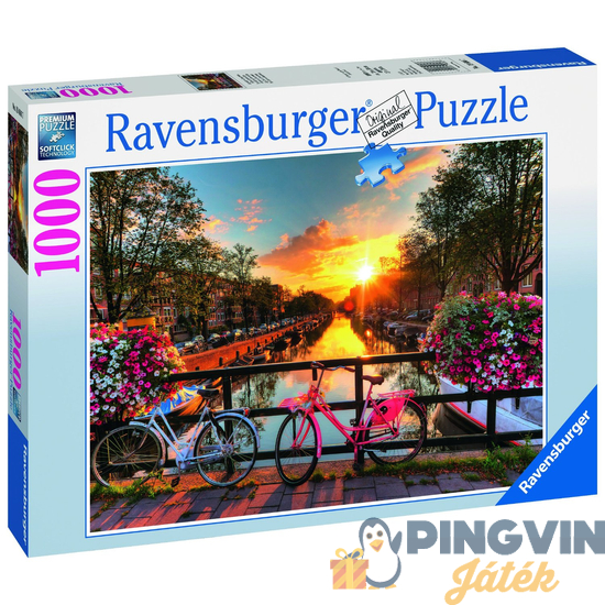 Ravensburger - Amszterdami bicikli túra 1000 darabos puzzle