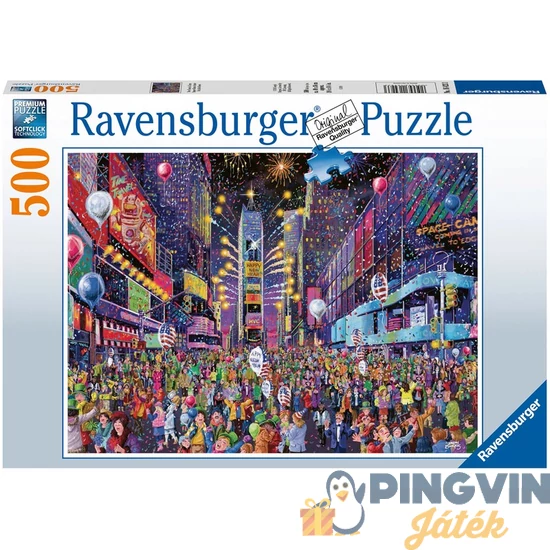 Ravensburger - Puzzle 500 db - Times Square Szilveszter