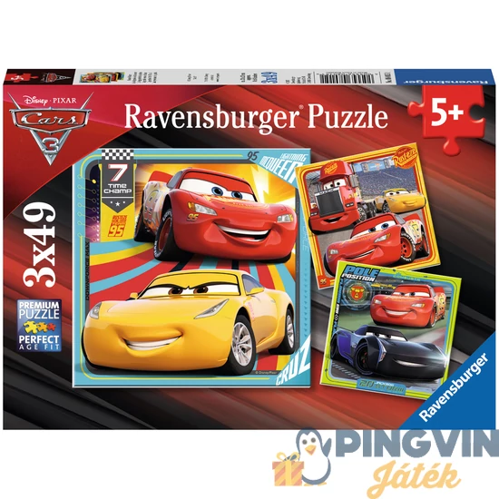 Ravensburger  - Verdák 3 puzzle 3x49 db-os