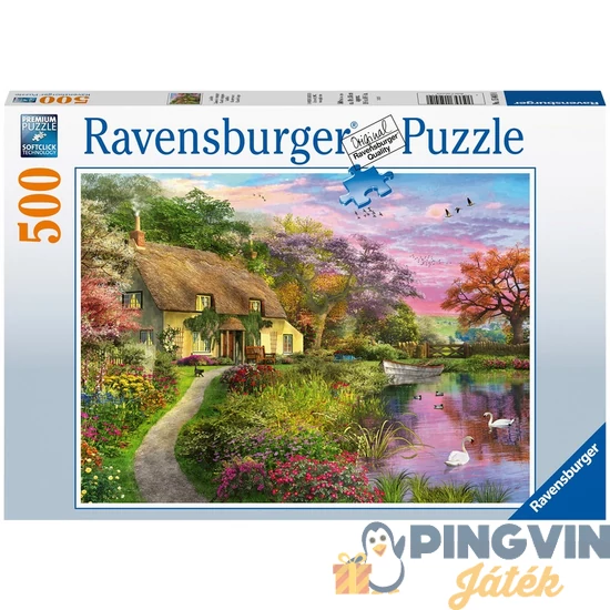 Ravensburger Puzzle 500 db - Vidéki házikó