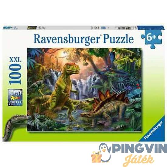 Ravensburger puzzle 100 db - Dínó oázis