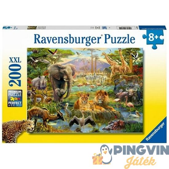 Ravensburger puzzle 200 db - A szavanna állatai