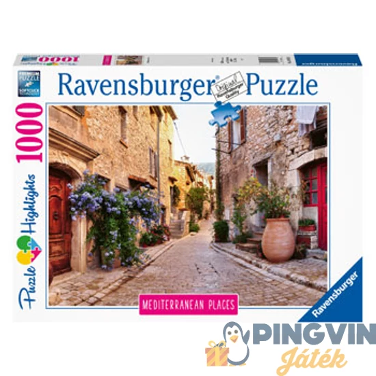Ravensburger Puzzle 1000 db - Mediterrán Franciaország (14975)