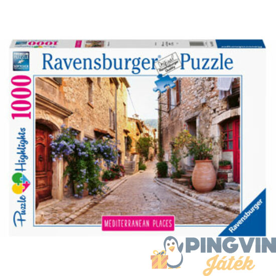 Ravensburger Puzzle 1000 db - Mediterrán Franciaország (14975)