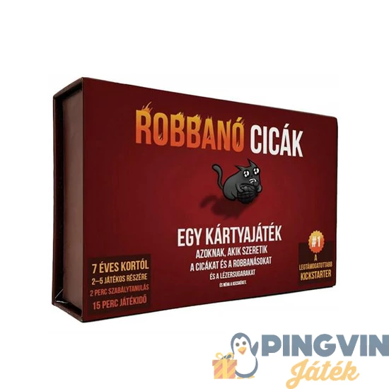 Asmodee - Robbanó cicák kártyajáték (ASM34566)