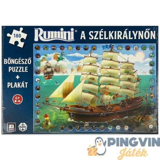 Rumini a Szélkirálynőn - puzzle + plakát