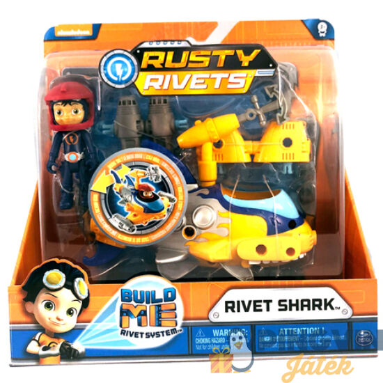 Spin Master - Rusty rendbehozza: Rivet Shark építhető járgány (6044252/20101271)