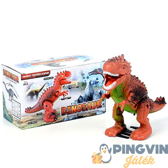 Sétáló T-Rex dinoszaurusz fénnyel - MK Toys