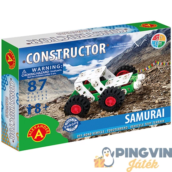 Alexander Toys - Samurai off-road járgány fém építőjáték 87db-os (1606A)