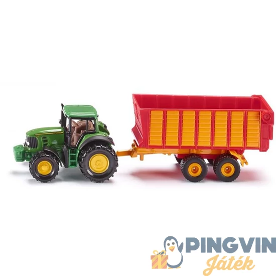 Siku John Deere+siló utánfutó 1650