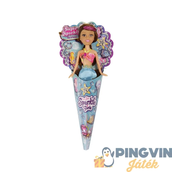Sparkle girlz - Sellő baba 30 cm, 4 féle