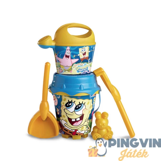 Spongya bob homokozó készlet locsolókannával