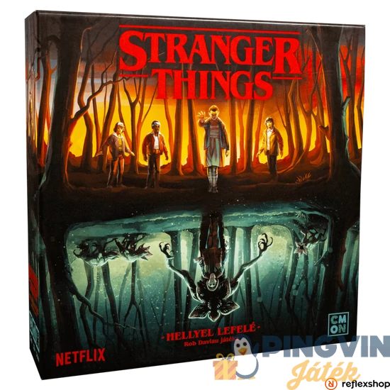 Stranger Things hellyel lefelé társasjáték