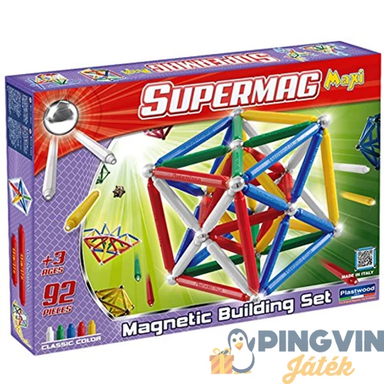 Supermag: Maxi classic 92 db-os mágneses játék