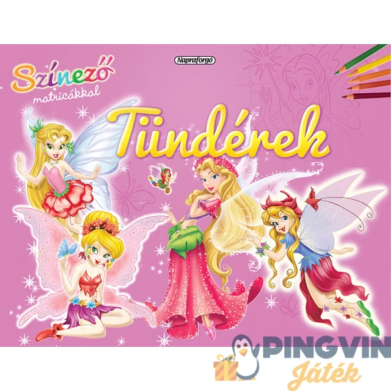 Színező matricákkal - Tündérek