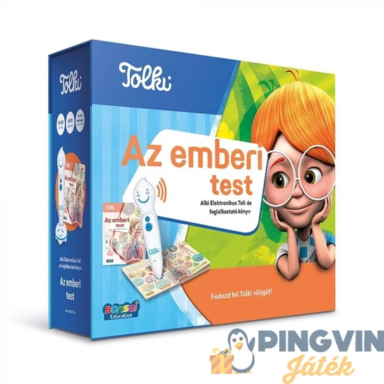 Tolki Interaktív foglalkoztató könyv készletben - Az emberi test 22620