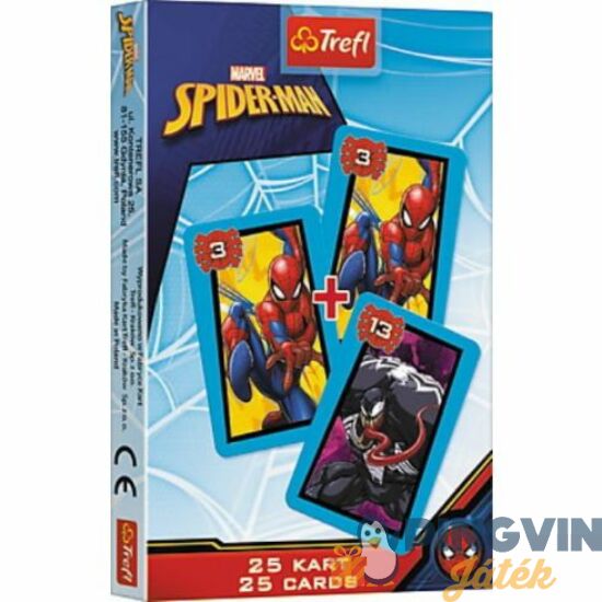 Trefl - Fekete Péter kártya Spiderman (08484)