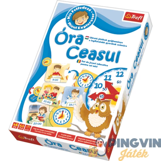 Trefl - Kis felfedező-oktató társas-Óra (01200)