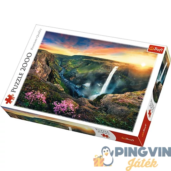 Trefl - Puzzle 2000db-os Háifoss vízesés (27091)