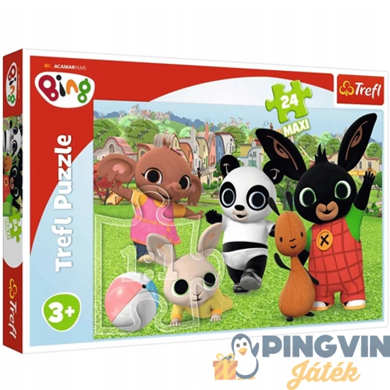 Trefl - Szuper maxi puzzle 24 db-os - Bing és barátai 02256