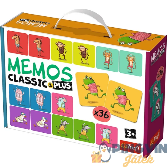Trefl - Állatos Classic&Pluss memóriajáték