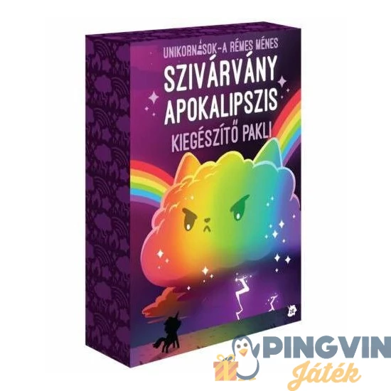 Unikornisok - A rémes ménes - szivárvány apokalipszis kiegészítő pakli