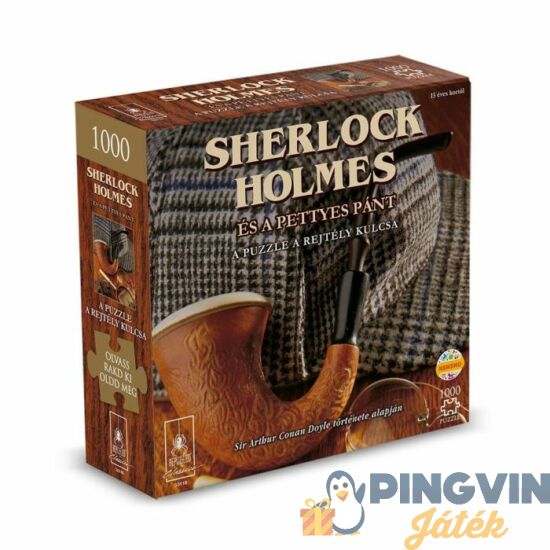 University Games - Sherlock Holmes És A Pettyes Pánt, A Puzzle A Rejtély Kulcsa, 1000 Db (33118SML)