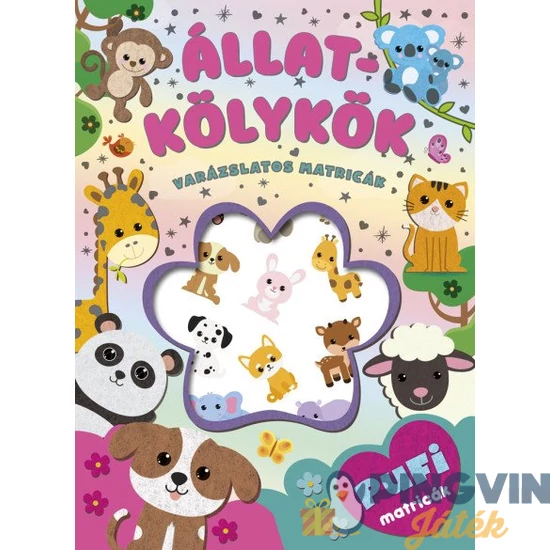 Varázslatos matricák-Állatkölykök