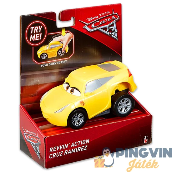 Verdák 3. felhúzható autók - Cruz Ramírez DVD33 - Mattel