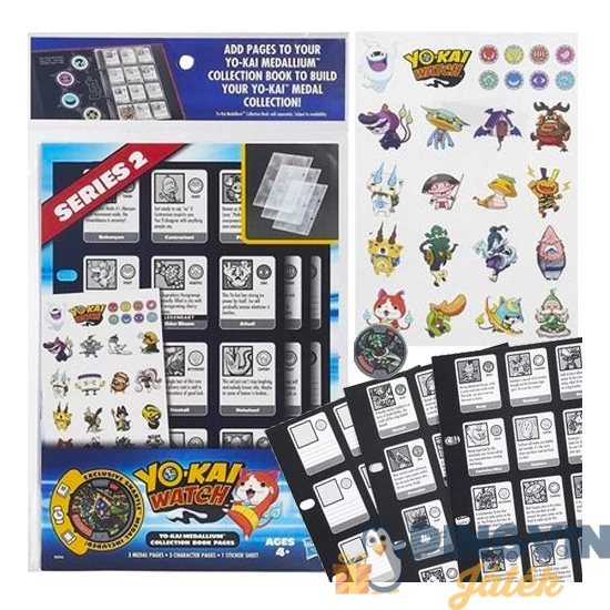 Yokai Watch medál gyűjtőlapok B6046 - Mattel