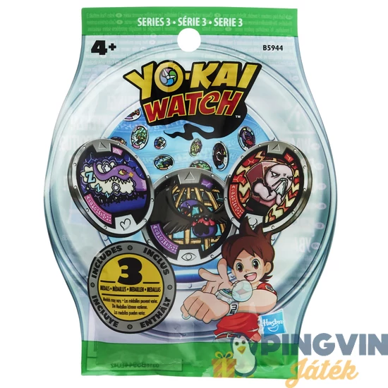 Yokai Watch medál meglepetés csomag B5944 - Hasbro