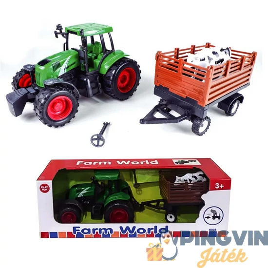 Állatszállító traktor utánfutóval,42cm PF-0008