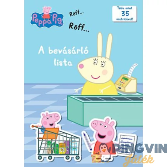 Peppa A bevásárló lista foglalkoztató füzet