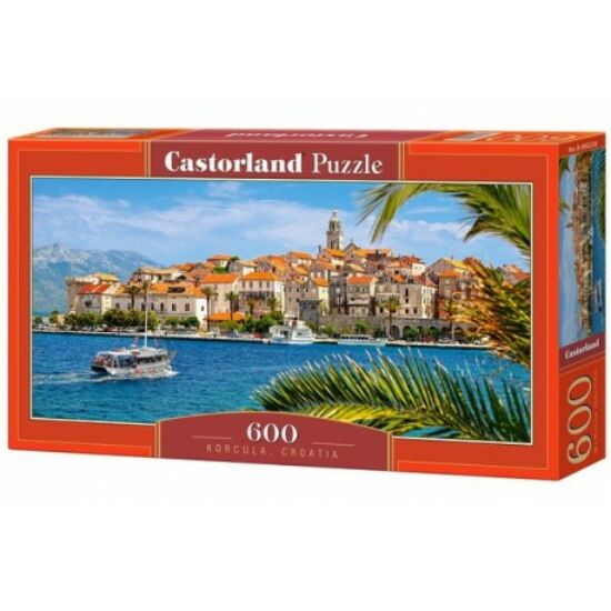 Castorland: Korcula, Croatia,600 db-os puzzle