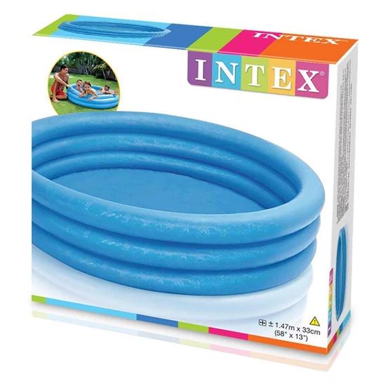 Intex - Nyári Cristal blue medence 147x33 cm