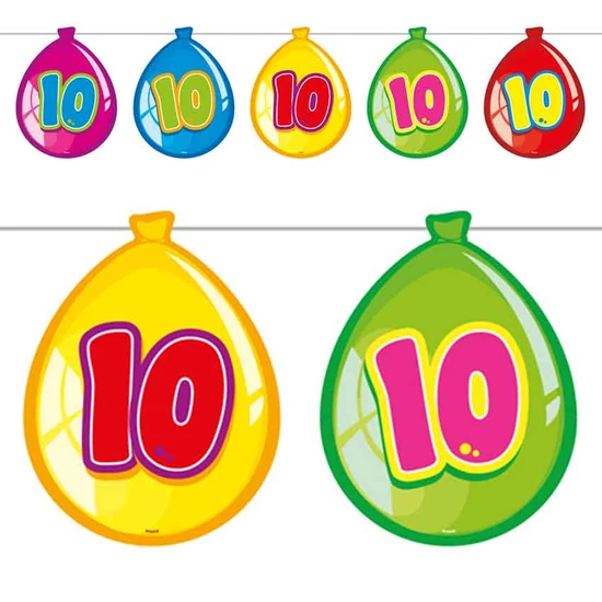Lufi számos zászlófüzér "10" 10m