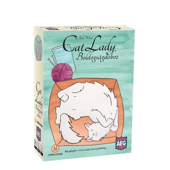Asmodee - Cat Lady boldogságdoboz kiegészítő társasjáték - AEG (CLBOTRS)
