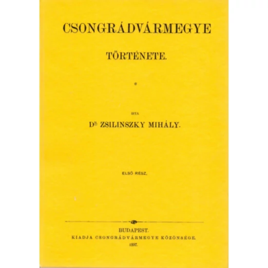 Csongrád vármegye története I.