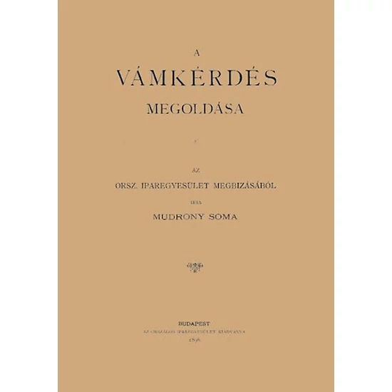 A vámkérdés megoldása