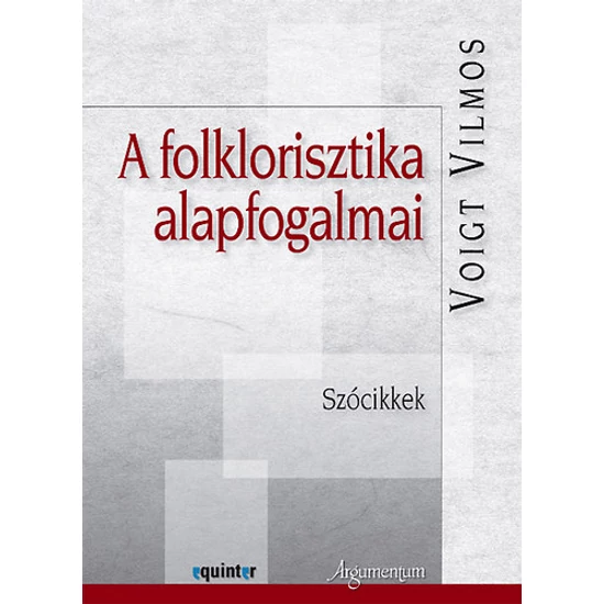 A folklorisztika alapfogalmai