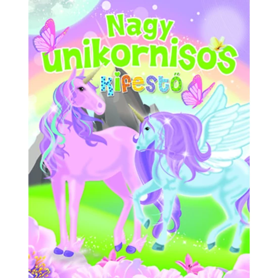 Nagy unikornisos kifestő