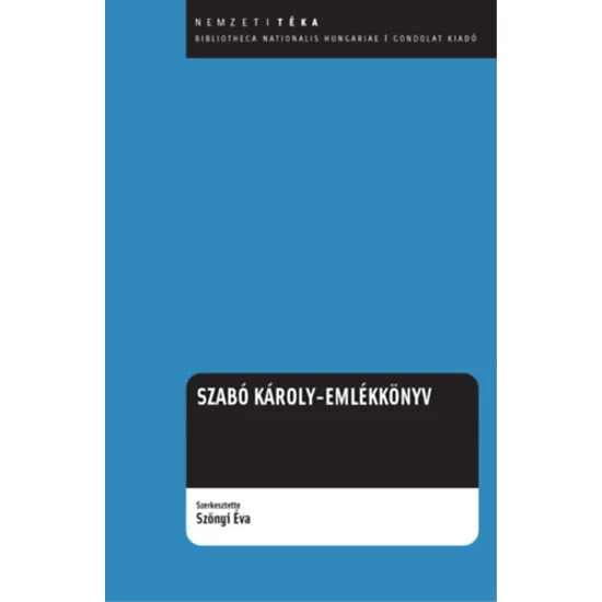 Szabó Károly emlékkönyv