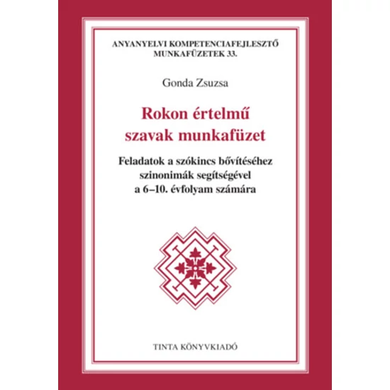 Rokon értelmű szavak munkafüzet