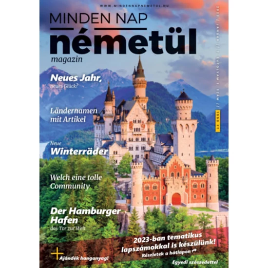 Minden Nap Németül - 2023. január - 7. évfolyam 1. szám