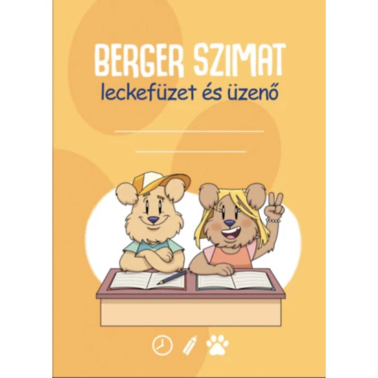 Berger Szimat leckefüzet és üzenő