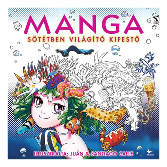 Manga - Sötétben világító kifestő